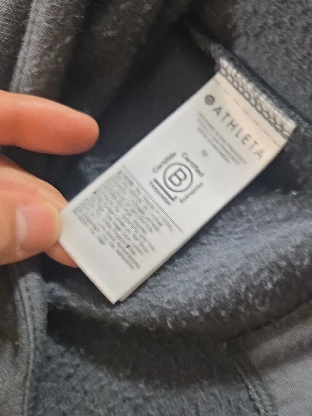 Athleta Everyday Crewneck Sweater Sweatshirt Top Gray Casual Cotton